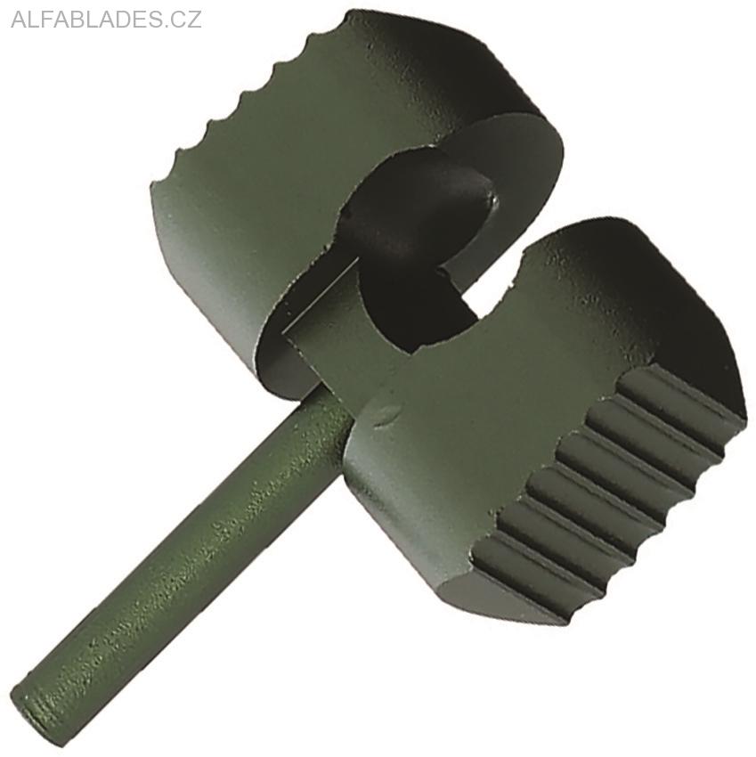 FLYTANIUM Spyderco Manix 2 Aluminium Ball Cage Lock Dark Green