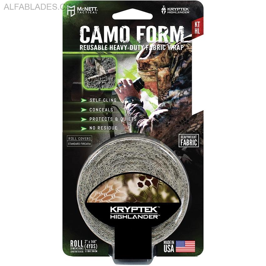 GEAR AID Camo Form Self Cling Wrap Kryptek Highlander