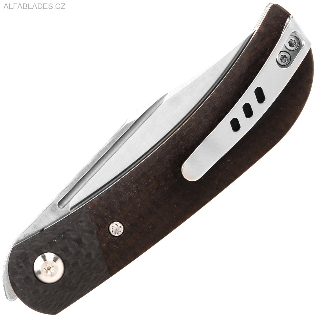 CIVIVI Appalachian Drifter Dark Brown Micarta S35VN