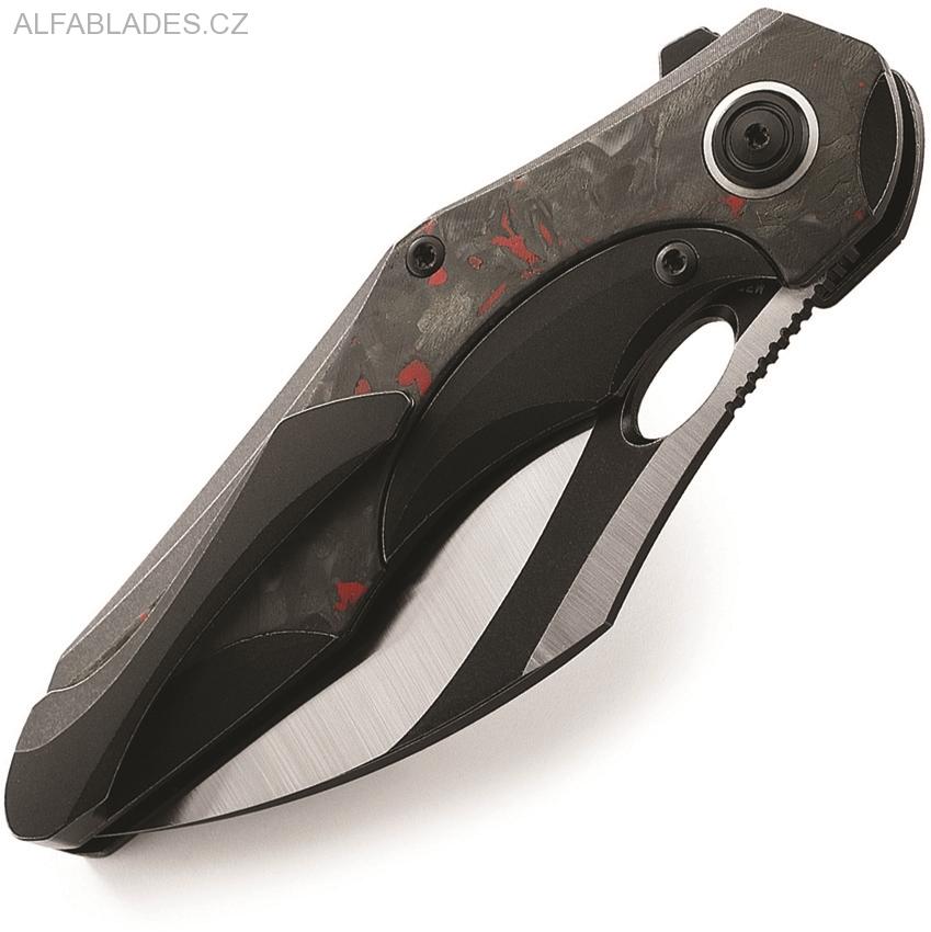 BESTECH KNIVES Nogard Black/Red CF