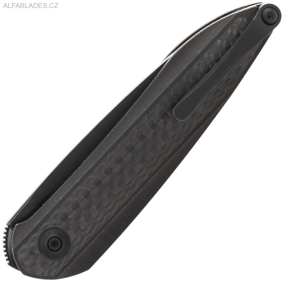 WE KNIFE 2010V-1 Black Void Opus LinerLock Black/CF