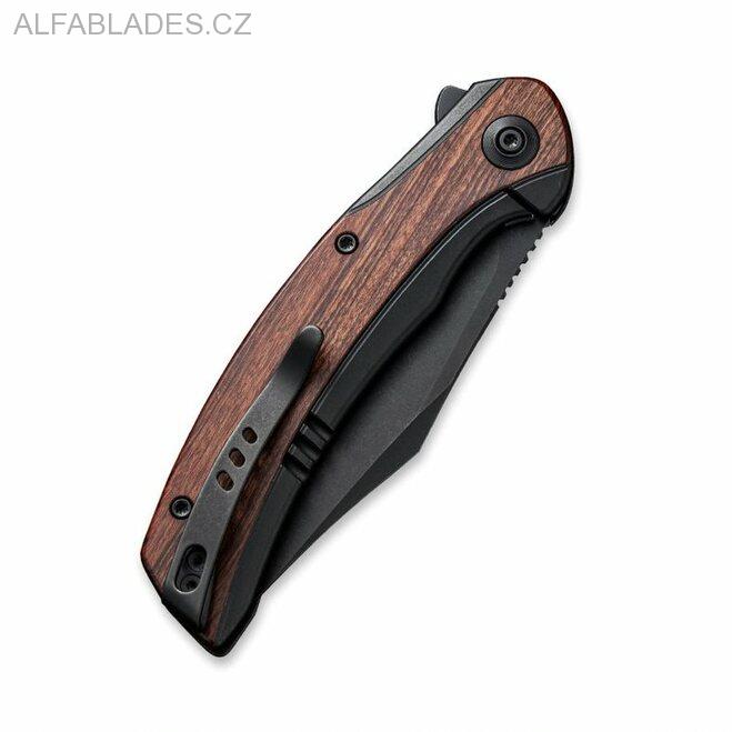 WE KNIFE 19022F-3 Snick Wood/BW