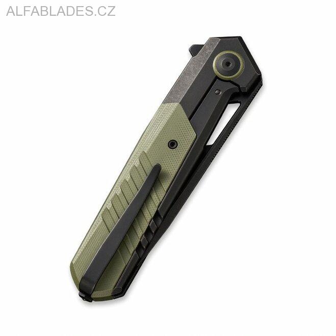 WE KNIFE 20073-2 Arsenal OD Green G-10/BW