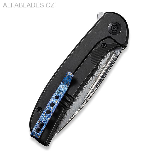 WE KNIFE 20061B-DS1 Beacon Black/Damascus