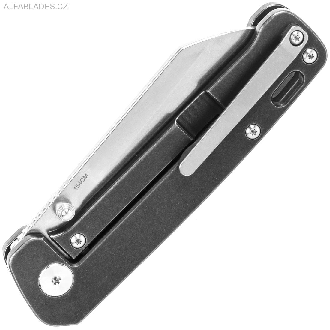 QSP Penguin Titanium Black/ Satin 154CM