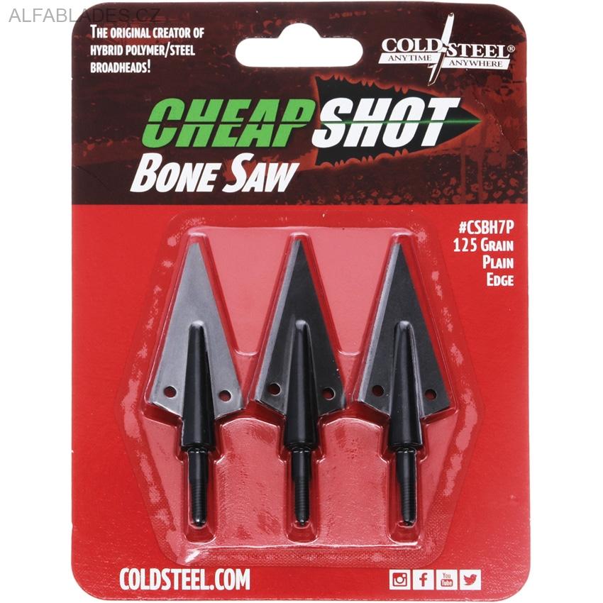COLD STEEL Cheap Shot Bone Saw 125 Grain 3ks. Plain edge