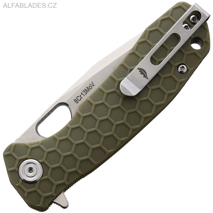HONEY BADGER Tanto Flipper Medium 8Cr13MoV Green