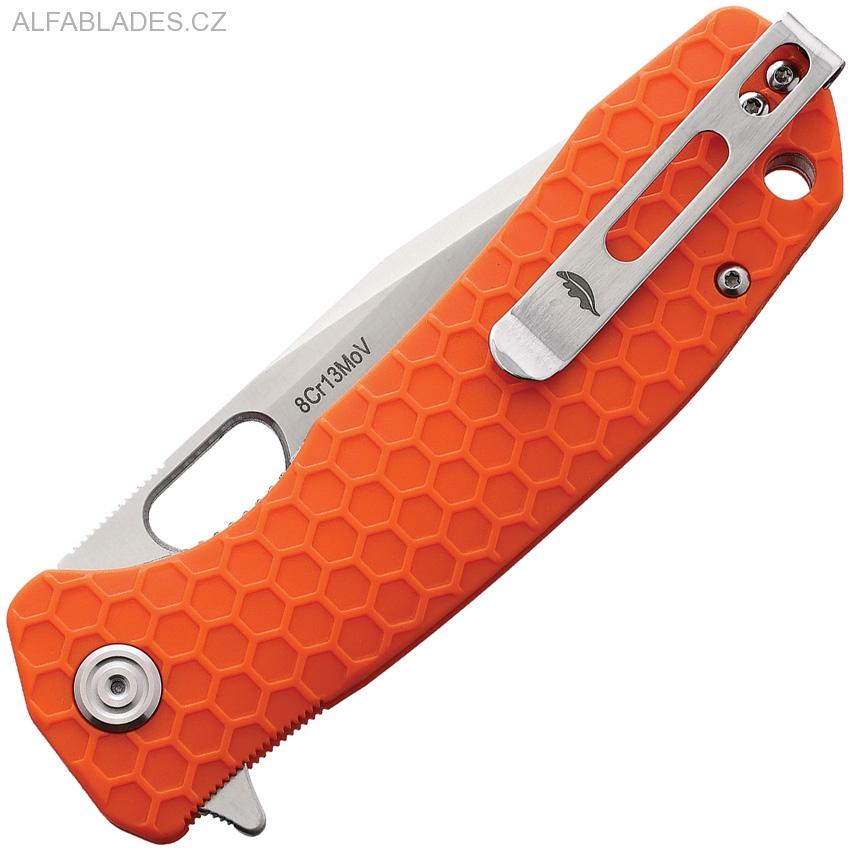 HONEY BADGER Tanto Flipper Large 8Cr13MoV Orange