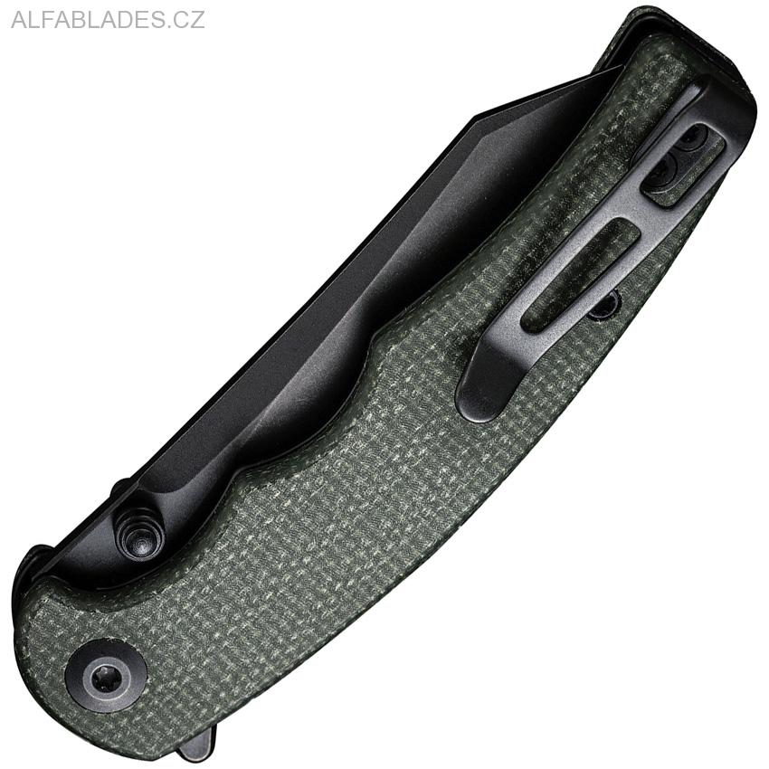 CIVIVI P87 BW/Green Micarta