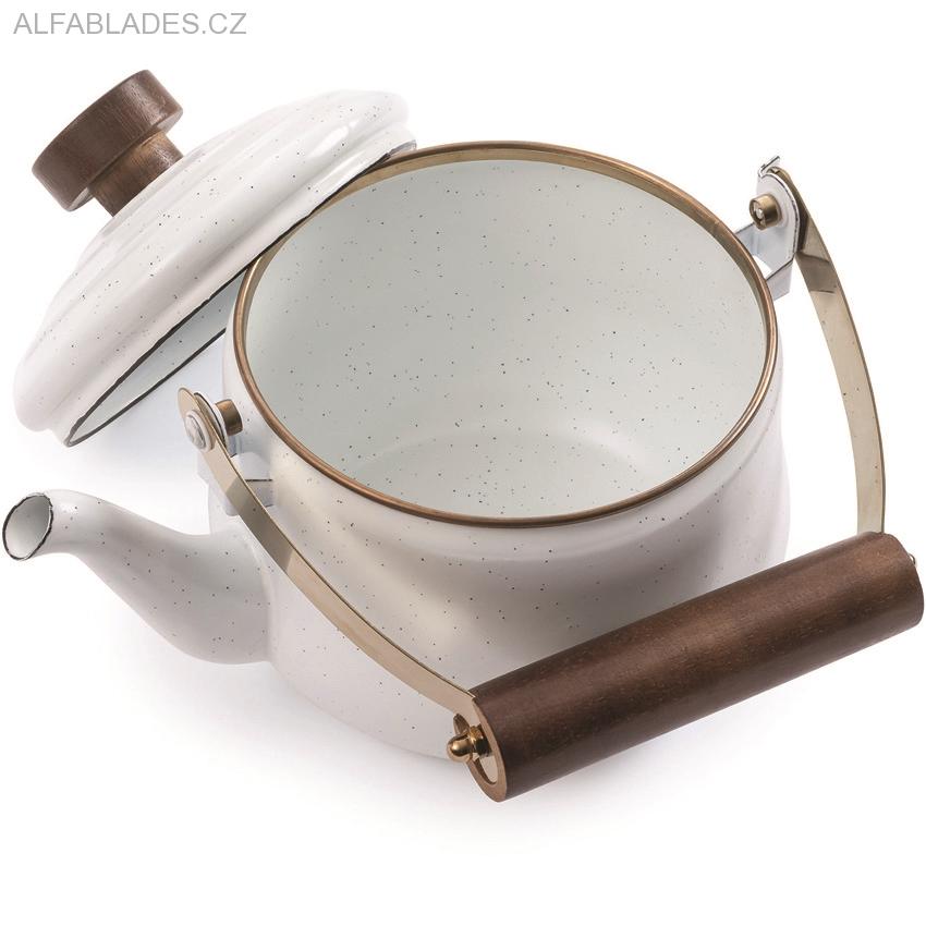 BAREBONES LIVING Teapot Eggshell