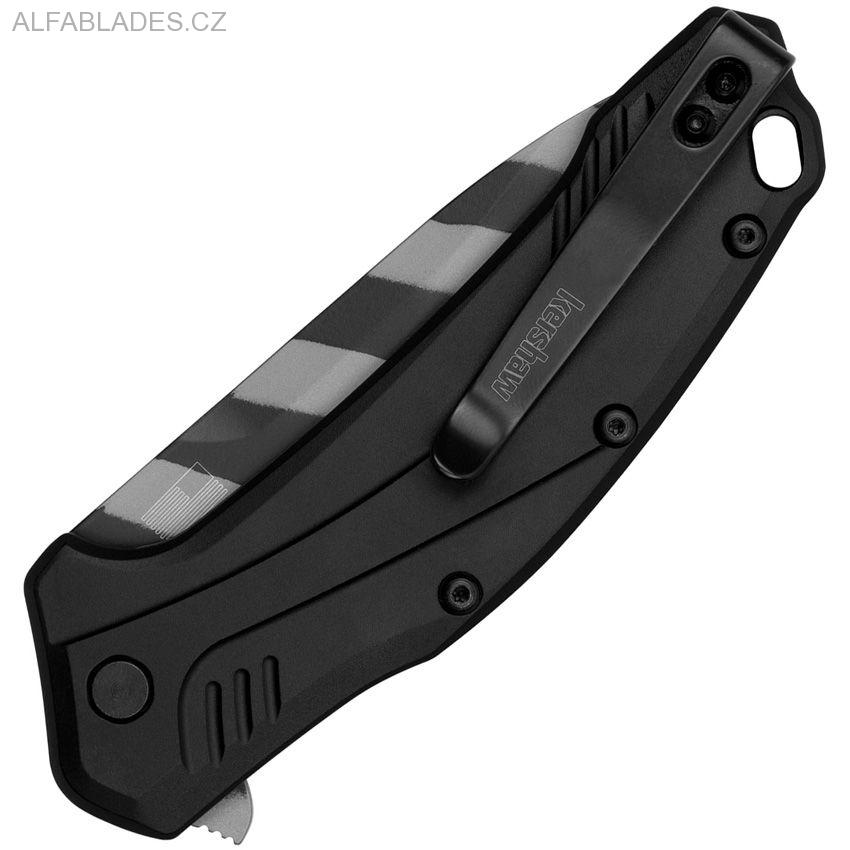 KERSHAW Link Black/Tiger Striped CPM-20CV