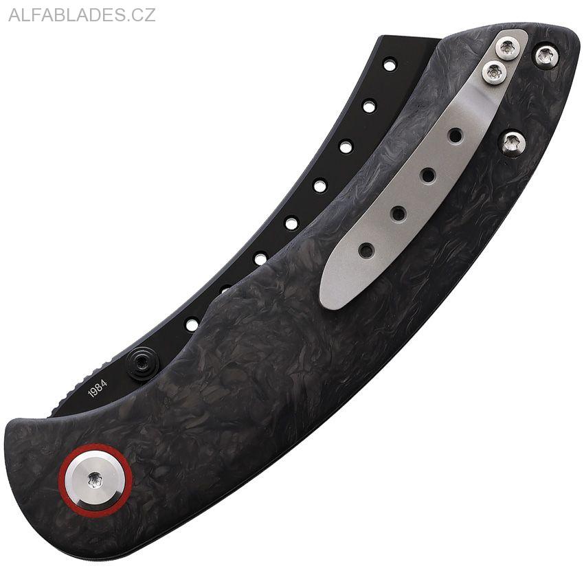 RED HORSE KNIFE WORKS Hell Razor P Series  Marble CF/BW