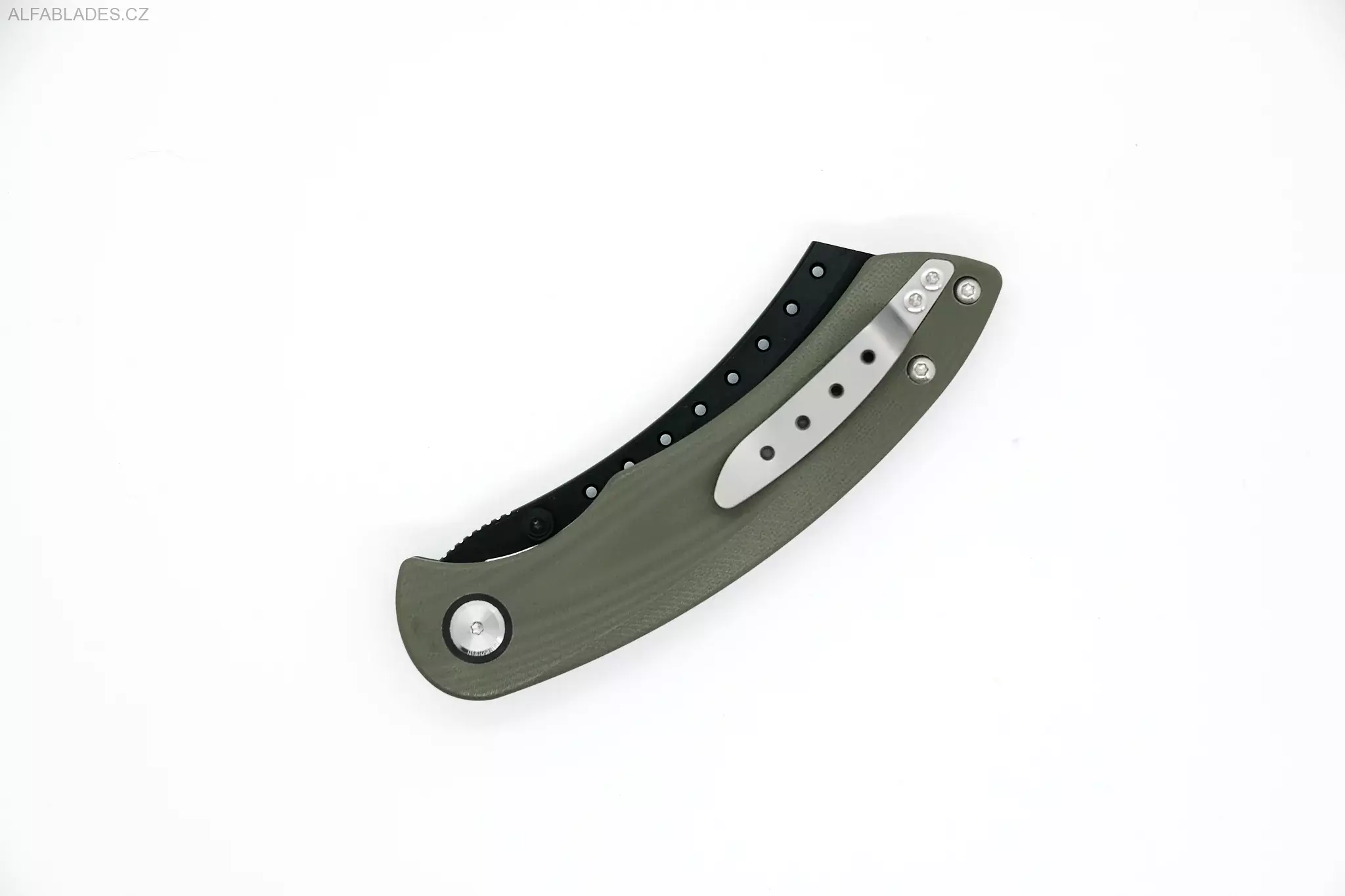 RED HORSE KNIFE WORKS Hell Razor P Series  OD Green G-10/PVD