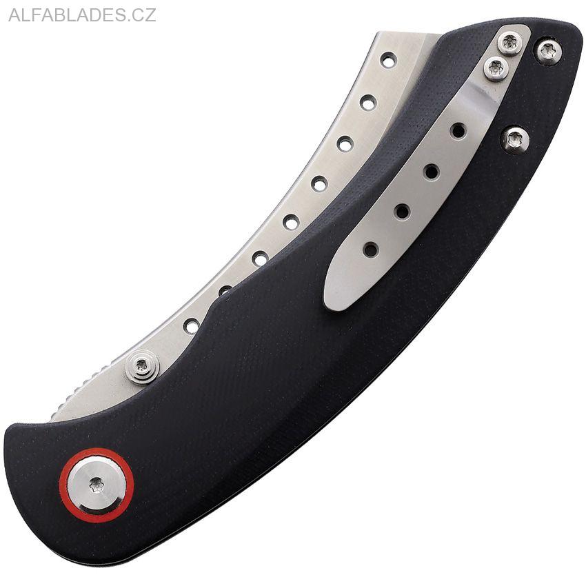 RED HORSE KNIFE WORKS Hell Razor P Series  Black G-10/Satin