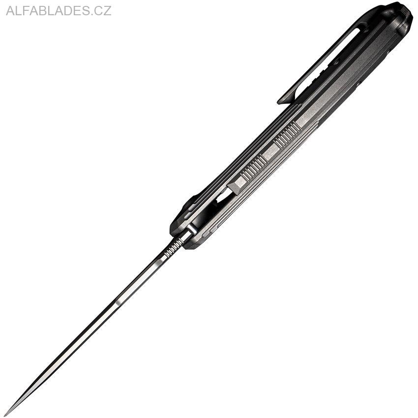 WE KNIFE 21016-1 Quixotic Bead Blast/Gray