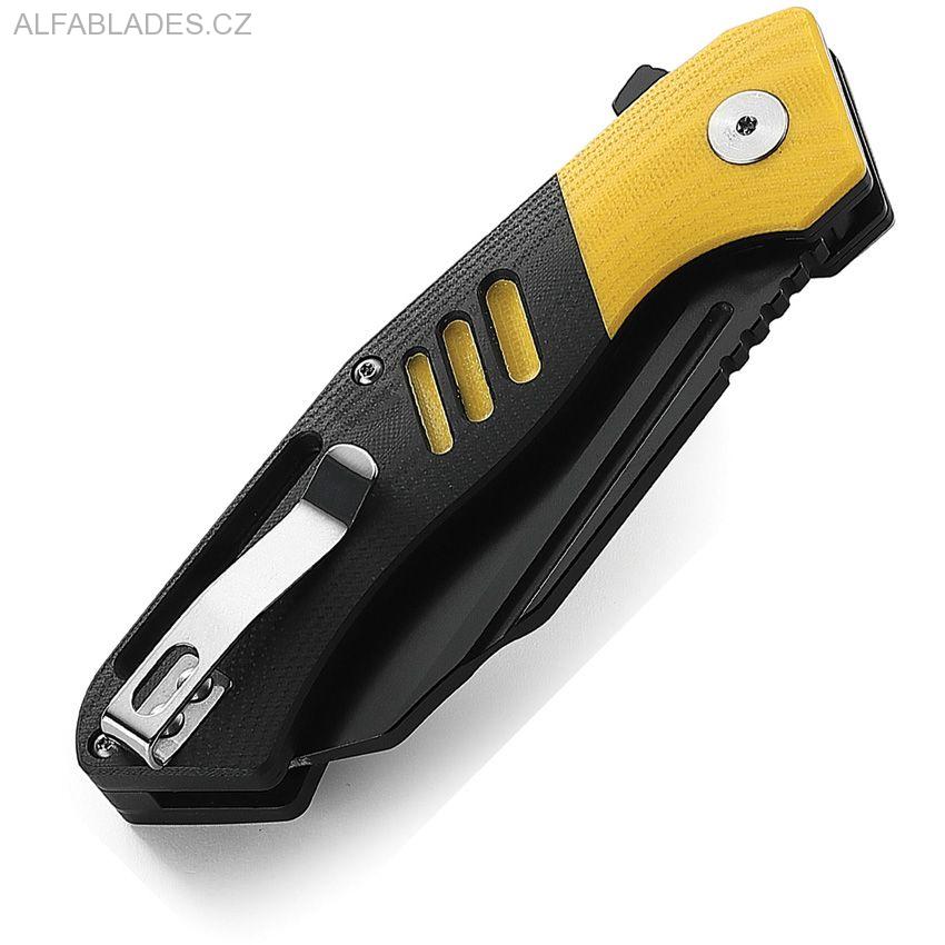 BESTECH KNIVES Rockface BW/Yelow