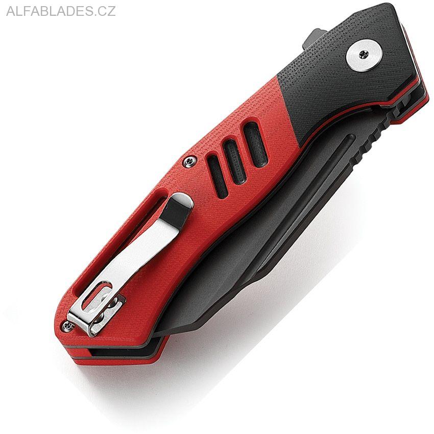 BESTECH KNIVES Rockface BW/Red