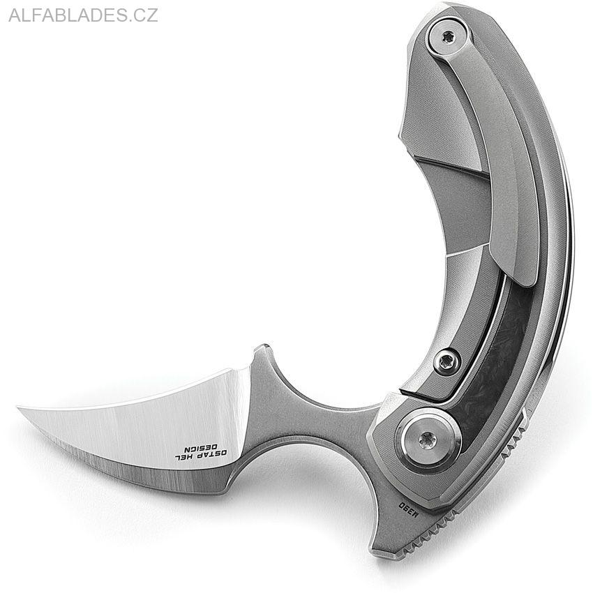 BESTECH KNIVES Strelit Gray/CF