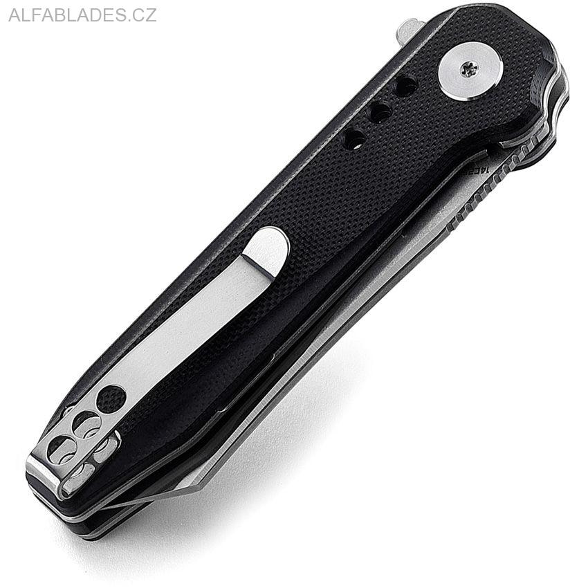 BESTECH KNIVES Syntax Tanto Satin/Black  G-10