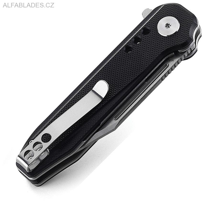 BESTECH KNIVES Syntax ClipPoint Satin/Black  G-10