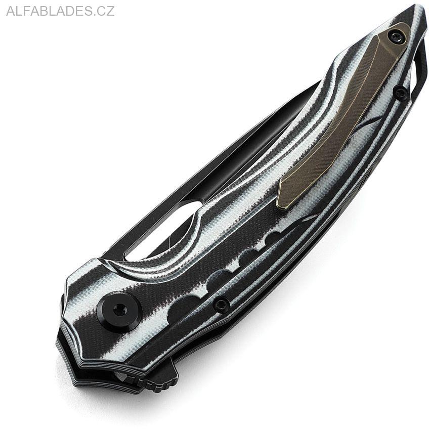 BESTECH KNIVES Ornetta BW/White M690