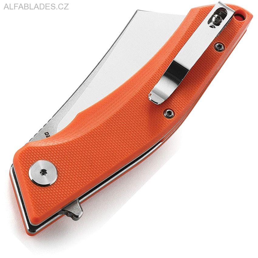BESTECH KNIVES Cubis Satin/Orange G-10