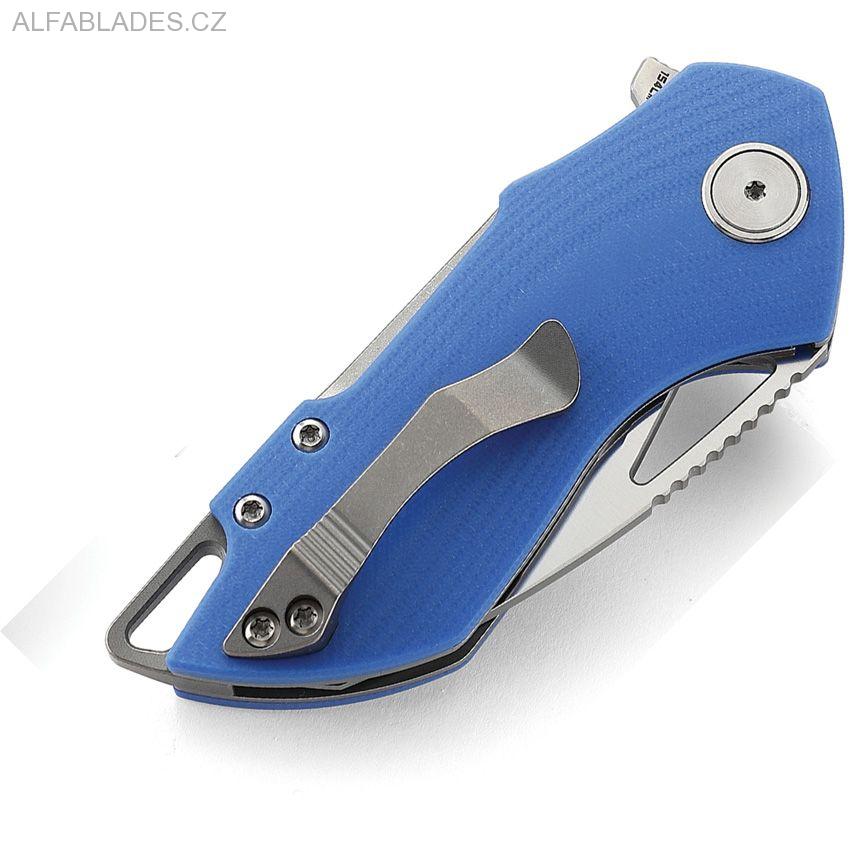 BESTECH KNIVES Riverstone Satin/Blue G-10