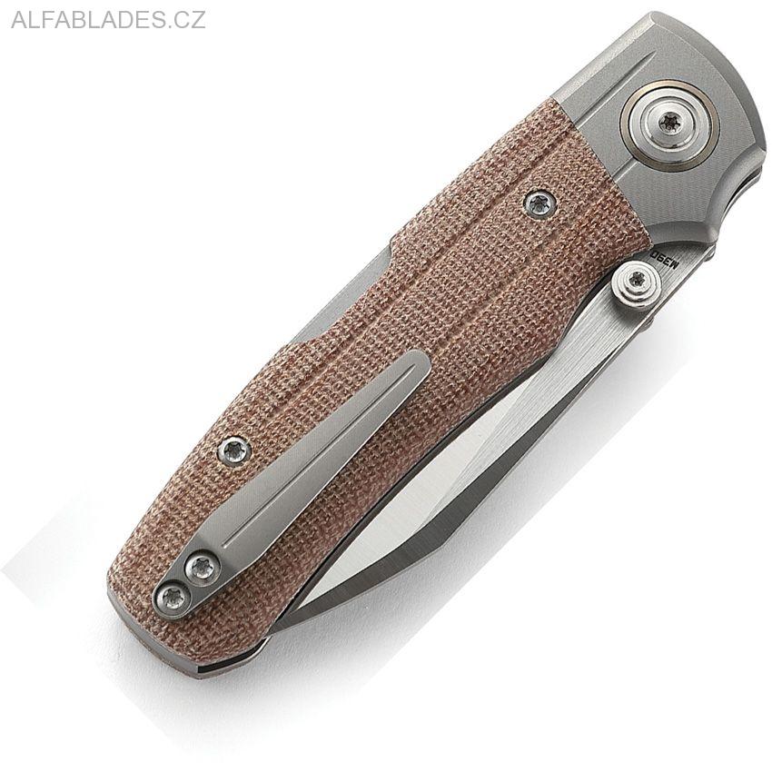 BESTECH KNIVES Tonic Satin/Natural Micarta 