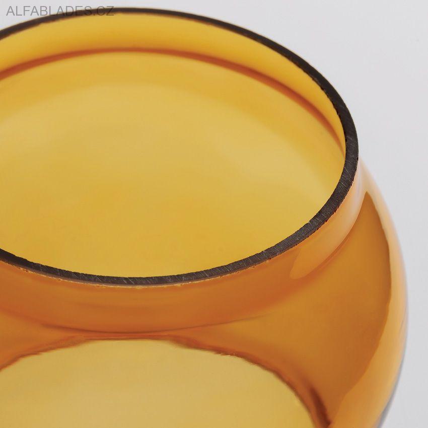 BAREBONES LIVING Railroad Lantern ClearReplacement Glas Amber