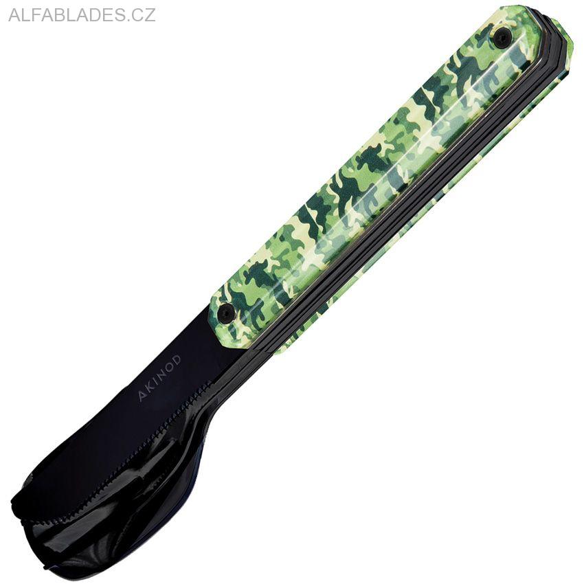 AKINOD 12H34 Magnetic Cutlery Set Camo