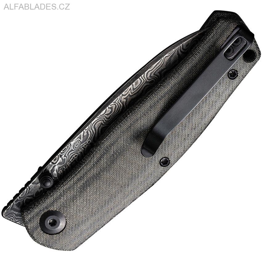 CIVIVI Sokoke Damascus/Black Micarta