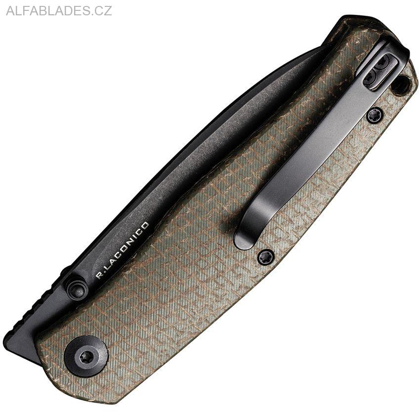 CIVIVI Sokoke Green Burlap Micarta