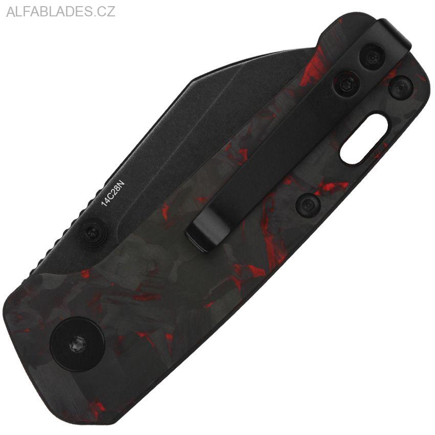 QSP Mini Penguin Red CF/BW Sandvik 14C28N