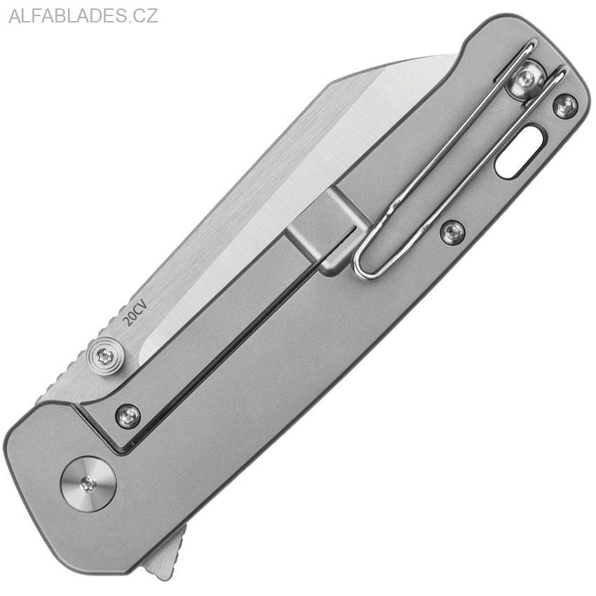 QSP Penguin Plus Ti Gray/Satin CPM 20CV