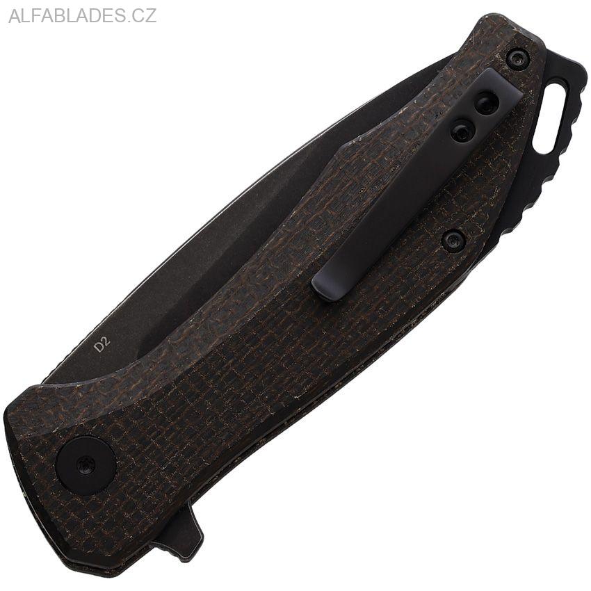 QSP Raven Brown Micarta/BW