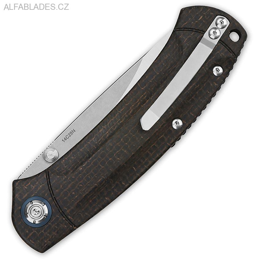 QSP Copperhead Brown Micarta/Satin