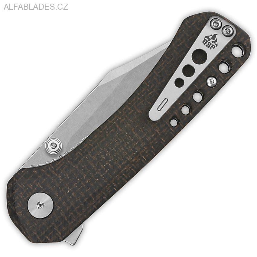 QSP Kestrel Brown Micarta/SW