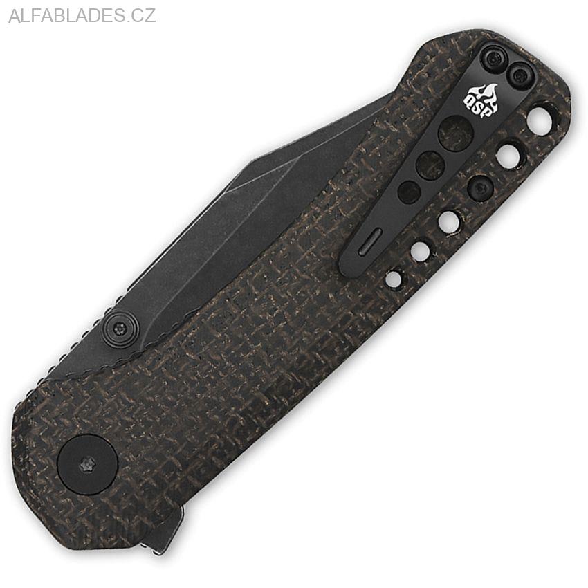 QSP Kestrel Brown Micarta/BW