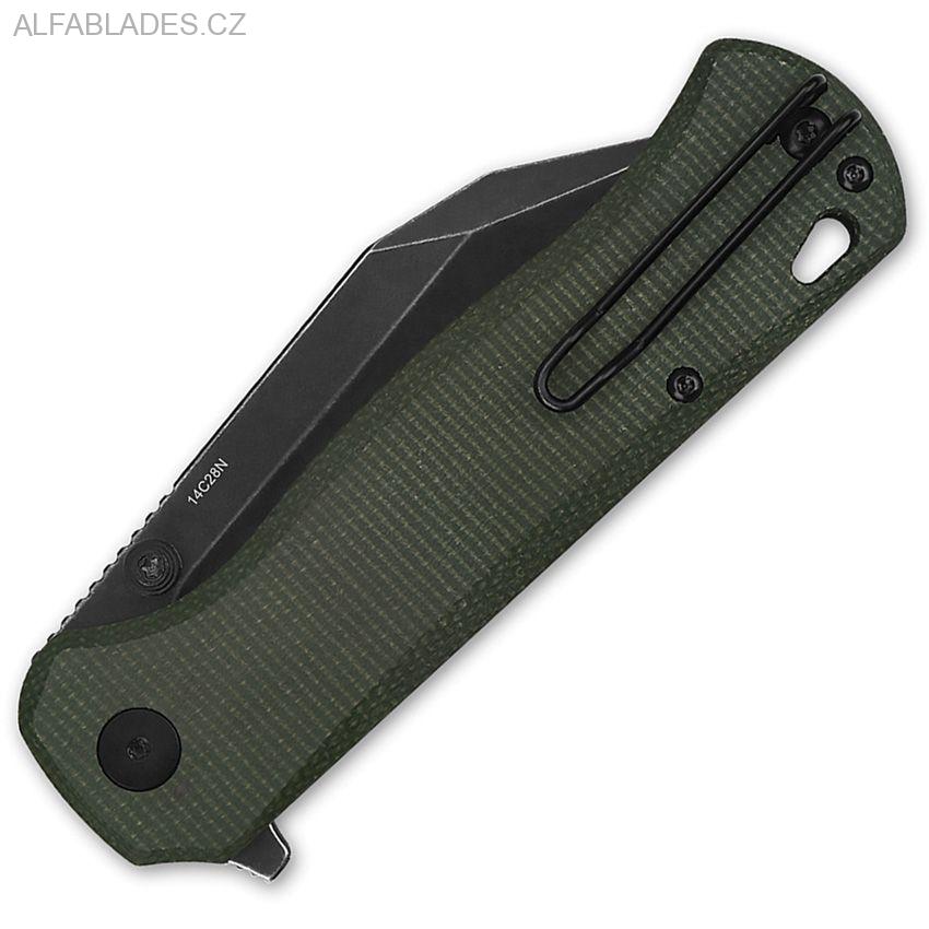 QSP Swordfish Green Micarta/BW