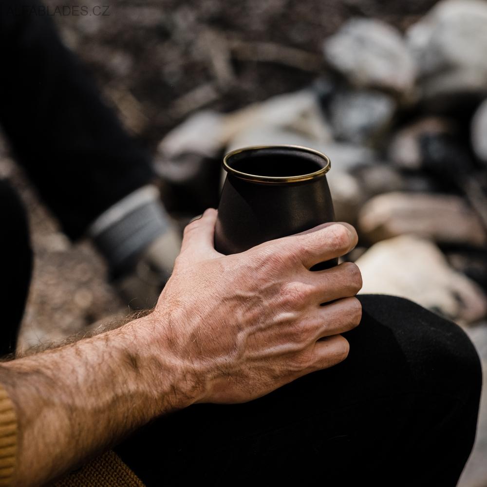 BAREBONES LIVING Enamel Tumbler Set 2ks. Charcoal