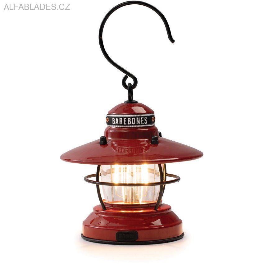 BAREBONES LIVING Edison Mini Lantern Red