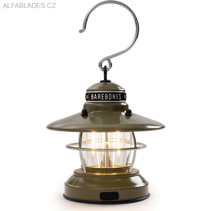BAREBONES LIVING Edison Mini Lantern OD Green