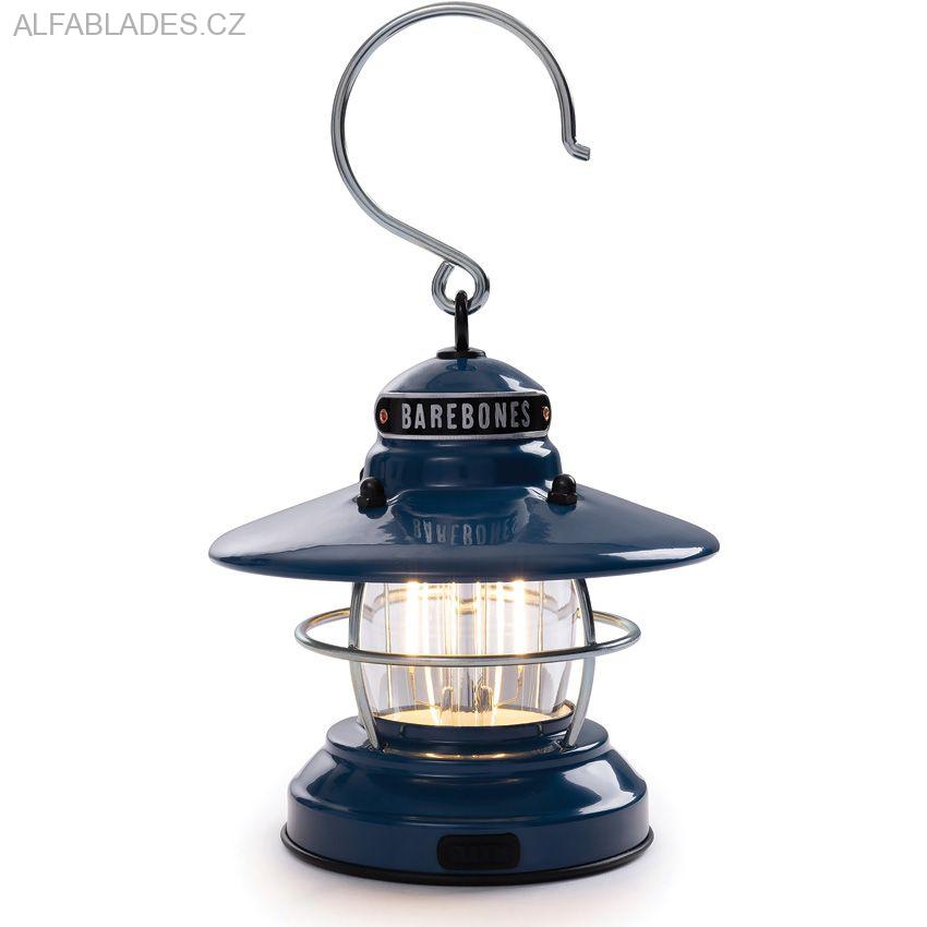 BAREBONES LIVING Edison Mini Lantern Ocean Blue