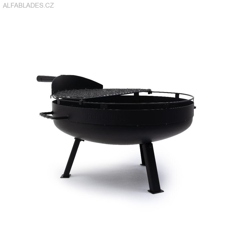 BAREBONES LIVING Cowboy Firepit Grill System 23" 