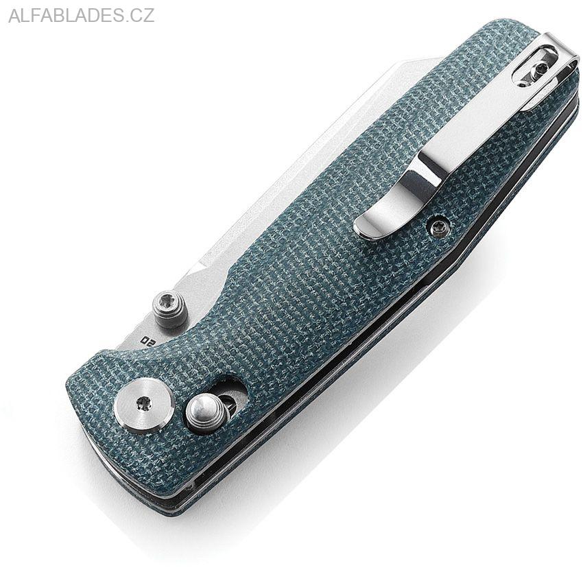 BESTECH KNIVES Slasher Blue Micarta/SW