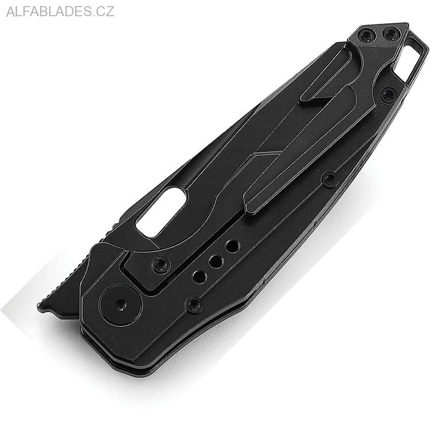 BESTECH KNIVES Nyxie Black Ti/BW