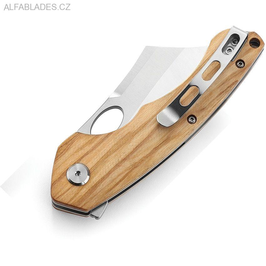 BESTECH KNIVES Skirmish Olive Wood/Satin