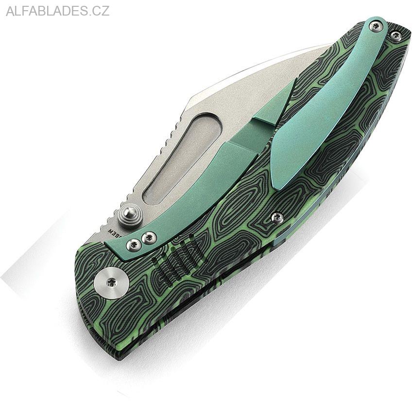 BESTECH KNIVES Lockness Green,Black G-10/SW