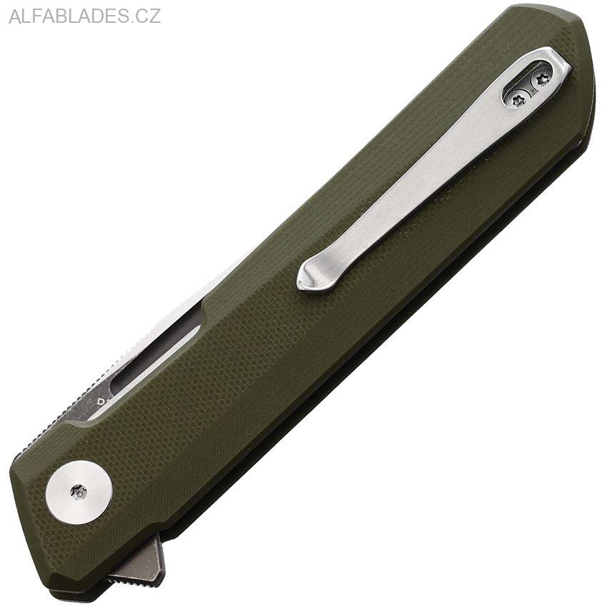 BESTECH KNIVES Bestechman Dundee OD Green G-10/TwoTone