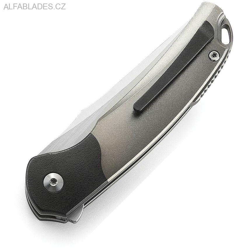 BESTECH KNIVES Supernova Grey Ti/Satin